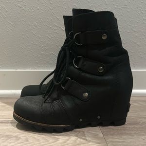 Sorel Leather Lace Up Boots